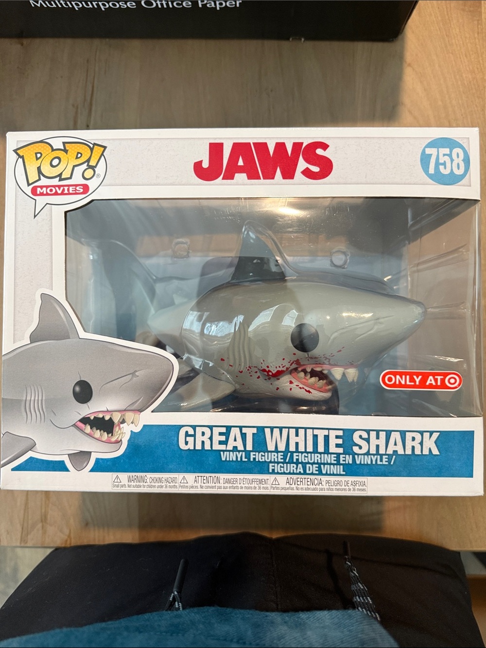 Funko Pop! Jaws Great White Shark Vinyl Figure – White, Red